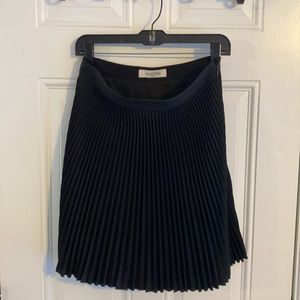 VALENTINO pleated wool skirt
